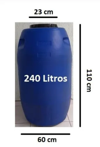 BOMBONAS DE 240 LITROS 
