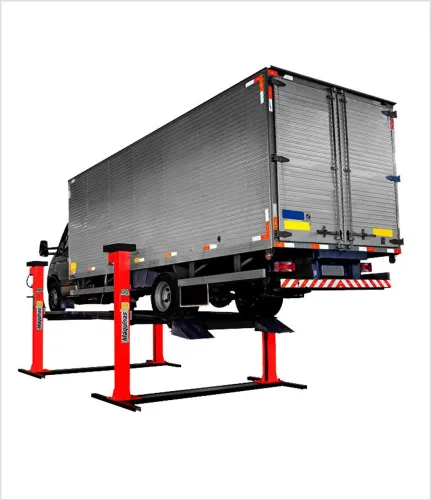 Elevador 5000kg 4 colunas com prancha - Trifá<br>4 Colunas c/ Prancha - Trifásico 220v / 380v