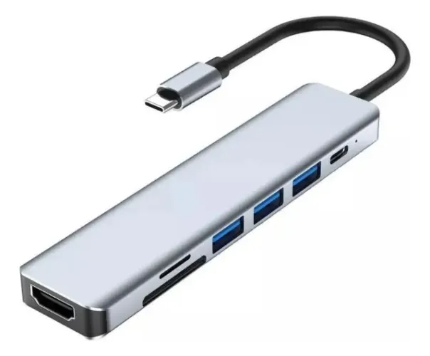 Hub Adaptador tipo C 7em 1