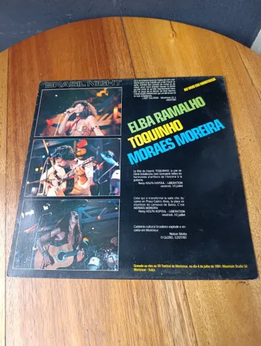 LP VINIL Elba Ramalho, Toquinho, Moraes Moreira - Brasil Night - Ao Vivo Em Montreux