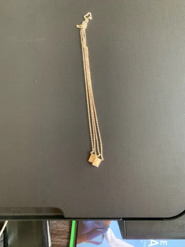 Colar escapulário prata