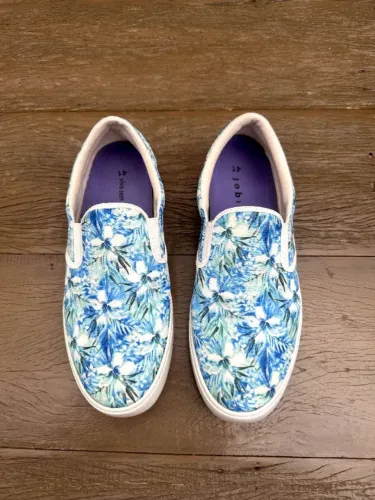 Tênis Jobin tamanho 41 azul floral