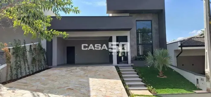 Casa térrea à venda no Condomínio Flor da Serra em Valinhos/SP.