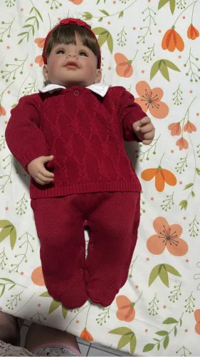 Boneca bebê reborn importado 