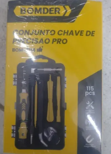 Conjunto de Chaves de Precisão PRO - 115 Peças frete grátis