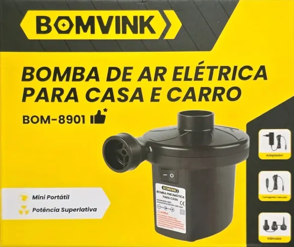 Bomda de Ar Elétrica Bomvink - Ideal para Camping