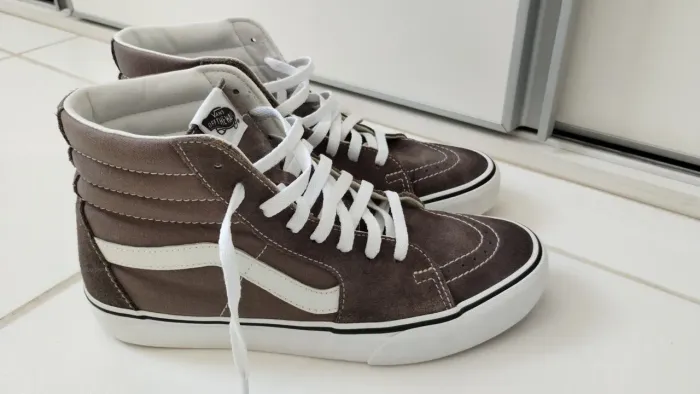 Tênis VANS SK8 HI - Cinza - Número 40