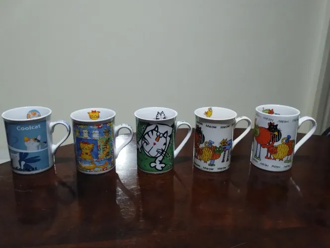 Canecas  Coloridas  Diversas- Louça 1