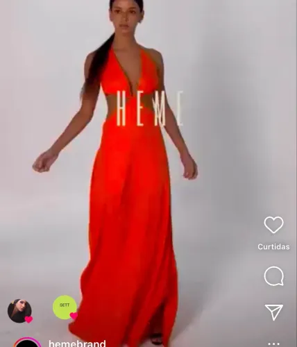 Vestido linho HEME (P)