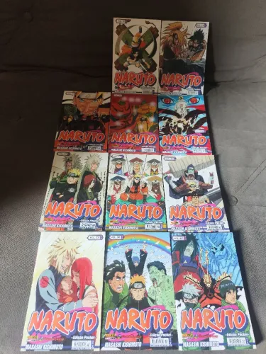 11Volumes do mangá Br de Naruto Shippuuden - Edição Pocket