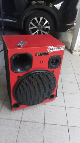 CAIXA DE SOM BOB JBL WOOF MG-600 +TARAMPS TS 400X4 + FONTE INTEGRADA