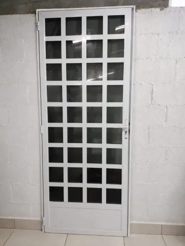 Porta alumínio branco