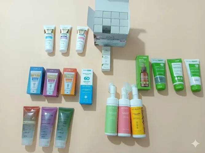 Lote produtos skin care (NOVO) 77 itens 