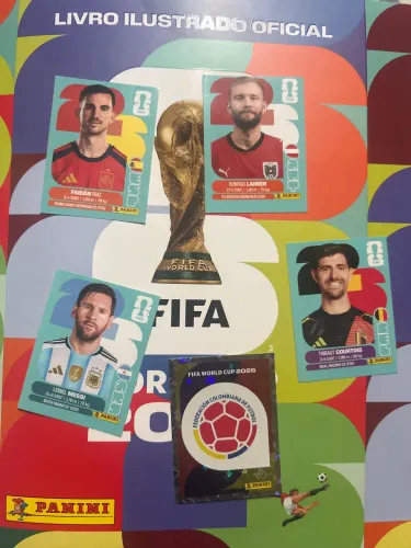 5 figurinhas do copa do mundo de 2026