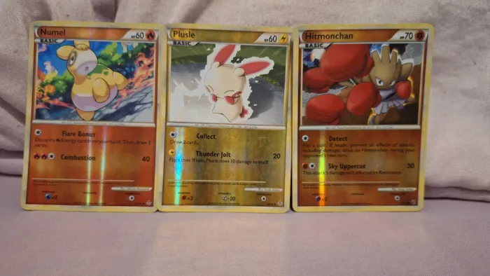 Lote 3 Cartas Pokémon Antigas (Reverse Holo) - 2010 Originais