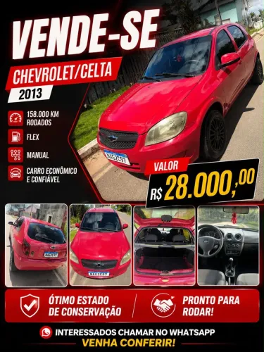 Chevrolet Celta Spirit/ LT 1.0 MPFI 8V Flexp. 5P 2013