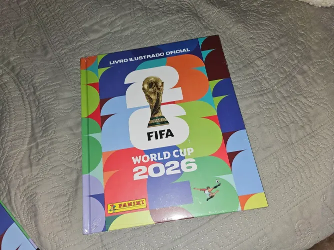 Álbum copa 2026 capa dura novo lacrado