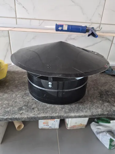 Chapéu chinês preto 30cm 