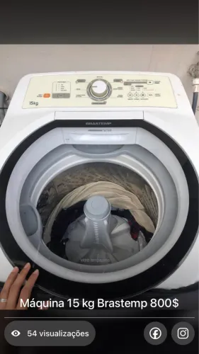 Máquina 15kg Brastemp