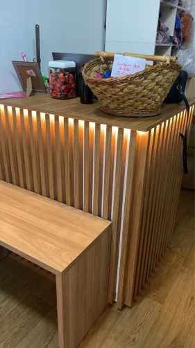 BALCÃO DE LOJA COM LED