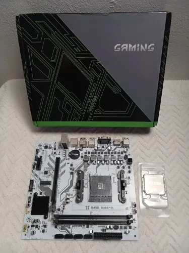 Kit Placa mãe B450 + Processador Ryzen 2600