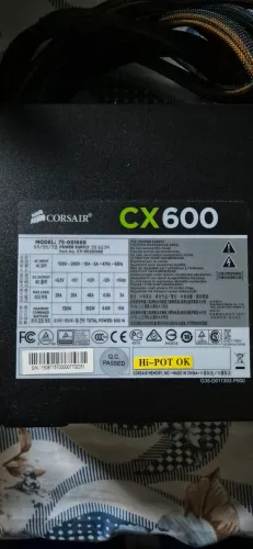 Fonte atx cx 600, corsair