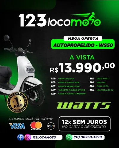 Moto eletricas Watts WS50