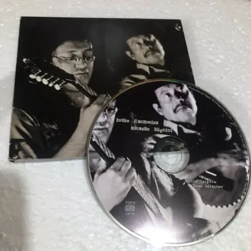 cd viola caipira indio cachoeira e ricardo vignini duas geraçoes raro