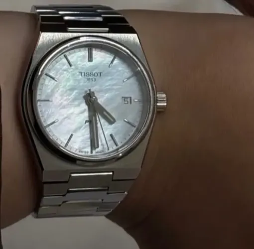 Relógio Tissot PRX Quartzo Madrepérola 35mm