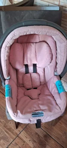 Bebê conforto rosa touring