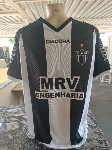 Camisa Atlético Mineiro Diadora 2007 comemorativa 99 anos