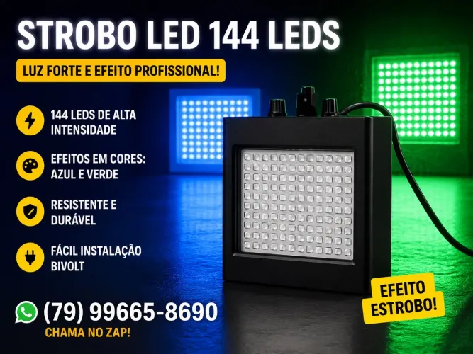 Led Strobo Luz para Eventos e Boates