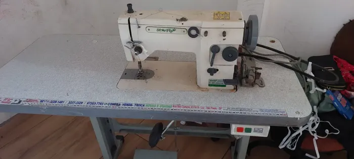 Máquina zig zag industrial