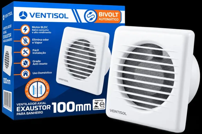Exaustor para banheiro ventisol produto novo