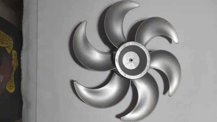 Hélice Cinza 6 Pás Ventilador Britânia Philco Bvt410p Pvt400<br>