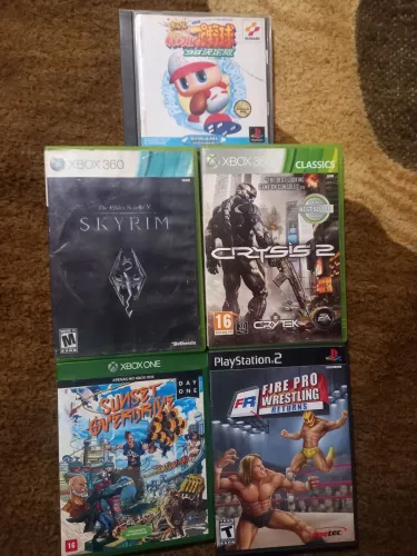Lote de jogos originais