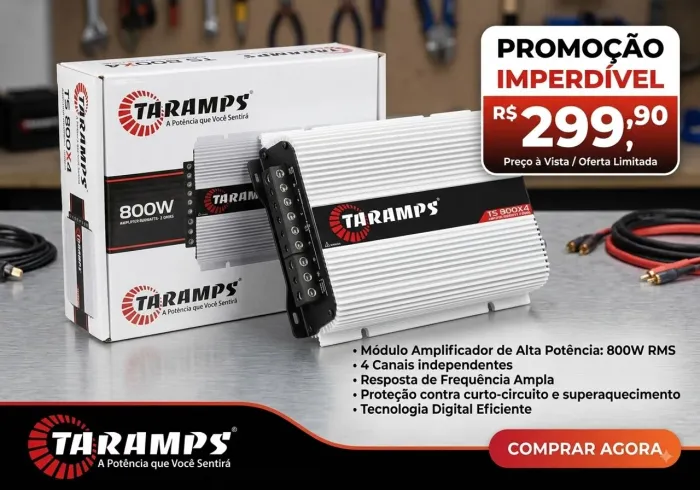 Amplificador Taramps TS 800x4