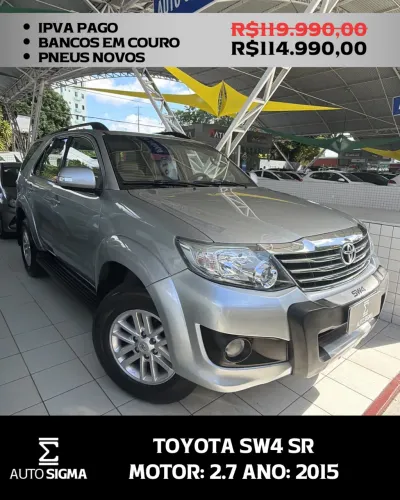 Toyota Hilux SW4 SR 4X2 2.7/ 2.7 Flex 16V Aut. 2015