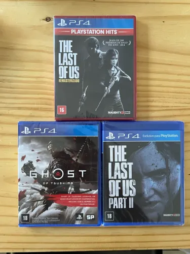 Jogos PS4 novos lacrados