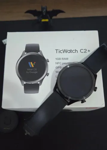 TicWatch C2+ Wear OS + NFC/GPS ? Muito Novo