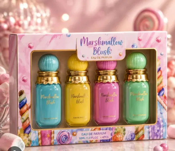 Marshmallow Blush Set 04 perfumes 30ml Gorumand Baunilhado