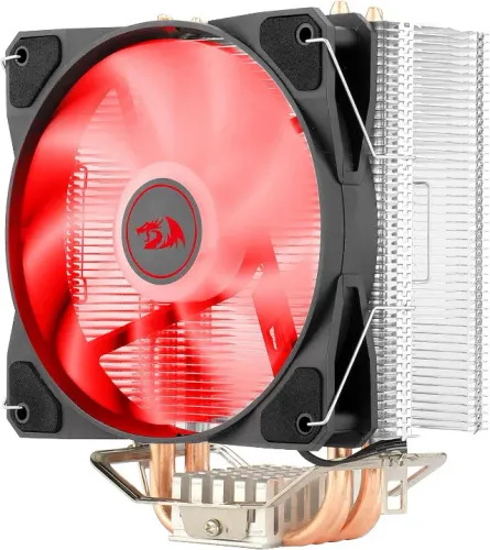 Cooler Processador Redragon Tyr, 120mm, LED Vermelho, Intel-AMD, 12x 6,56
