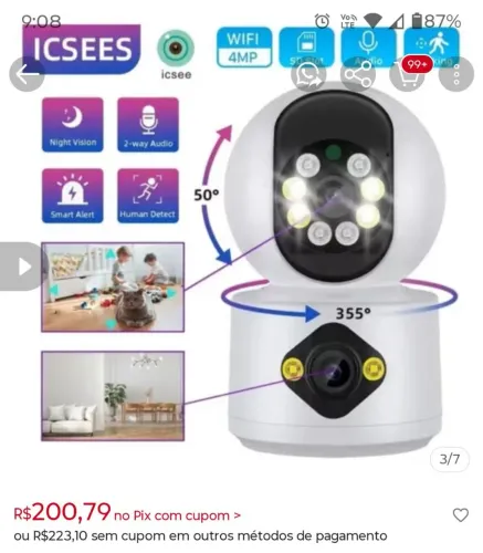 Camera de segurança nova