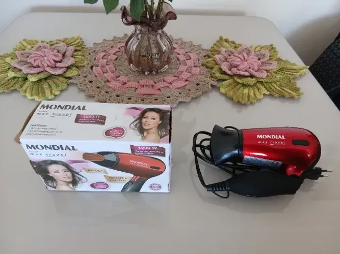 Secador de cabelo para viagem