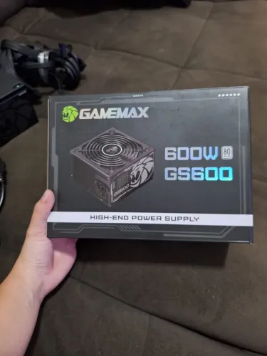 Fonte Gamemax GS600 600W 80 Plus White PFC Ativo