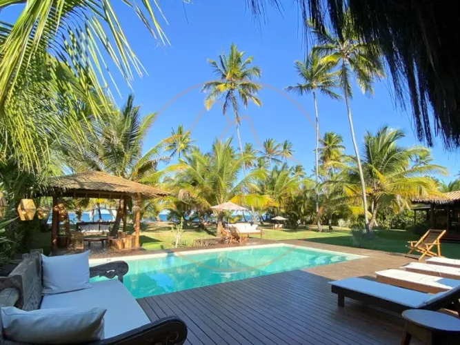 Casa pé na areia na paradisíaca Península de Maraú