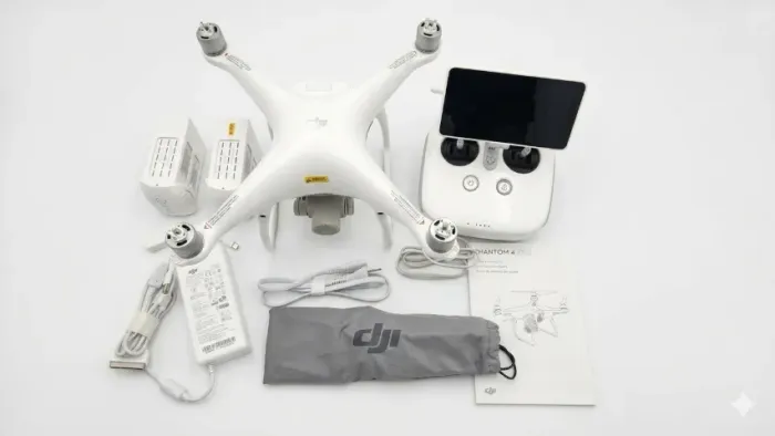 Drone Dji Phantom 4 Pro+ V2 4k Sensor 1 Pol 2 Baterias Tela