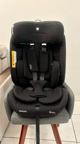 Cadeira Auto Kikkaboo I-flit para Crianças de 76 a 150 cm com Isofix Preta
