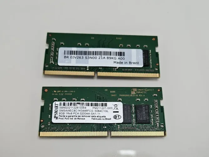 Kit de memória RAM para Notebook 2x08gb (16gb) DDR4 3200Mhz