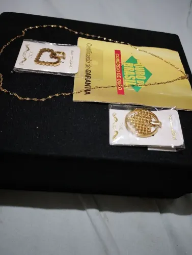 Cordão ouro 18kl 1,4 gramas com garantia.